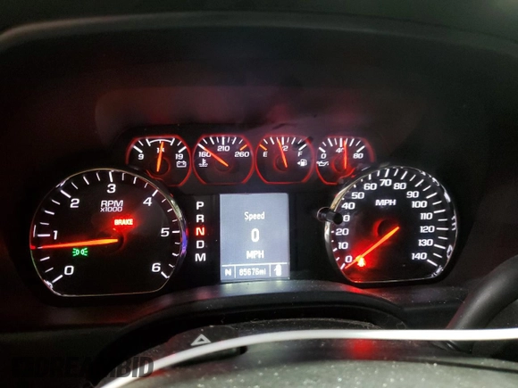 2016 Chevrolet Silverado 1500 Work Truck with VIN 1GCVKNEH5GZ389283, listed as a Copart auction lot 46926035 with 85,676 mi miles and Salvage Title. Bid and sale history available at carsss.com. Image 9.