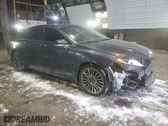 2013 Lincoln MKZ with VIN 3LN6L2JK7DR812863, listed as a Copart auction lot 43000195 with 66,732 mi miles and Salvage Title. Bid and sale history available at DreamBid. Image 4.