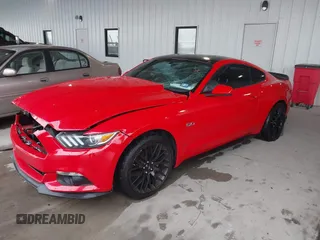 2016 Ford Mustang GT with VIN 1FA6P8CF5G5276410, listed as a IAAI auction lot 41327862 with 92,041 mi miles. Bid and sale history available at carsss.com. Image 2.