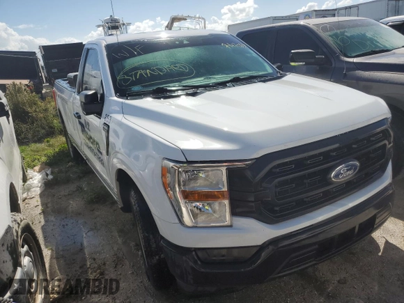 2021 Ford F-150 XL with VIN 1FTMF1CP0MKE69078, listed as a Copart auction lot 74470634 with Not provided miles and Non repairable. Bid and sale history available at DreamBid. Image 4.