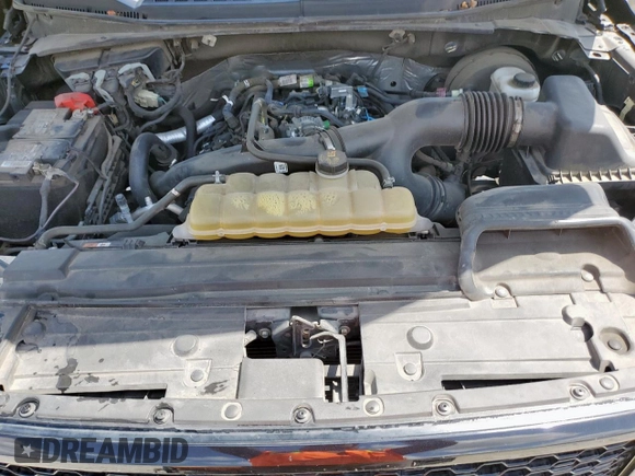 2020 Ford F-150 XL with VIN 1FTEW1CP2LKE78545, listed as a Copart auction lot 59577415 with 110,876 mi miles and Salvage title. Bid and sale history available at DreamBid. Image 11.