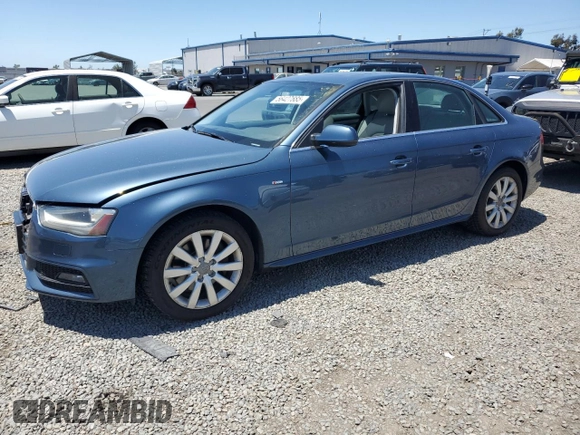 2015 Audi A4 Premium z VIN WAUBFAFL9FN035529, wystawiony jako Copart lot #56427885 z przebiegiem 73 288 mil mil oraz Szkoda całkowita • Salvage title. Historia ofert i sprzedaży dostępna na DreamBid. Obrazek 1.