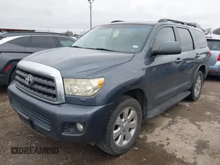 2010 Toyota Sequoia SR5 with VIN 5TDBW5G16AS032243, listed as a IAAI auction lot 41568907 with 213,838 mi miles. Bid and sale history available at carsss.com. Image 2.