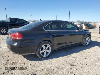 2013 Volkswagen Passat SE with VIN 1VWBH7A30DC130963, listed as a Copart auction lot 47929415 with 176,137 mi miles and Salvage Title. Bid and sale history available at carsss.com. Image 3.