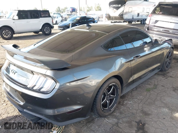 2020 Ford Mustang GT with VIN 1FA6P8CF9L5150805, listed as a IAAI auction lot 41627345 with 115,838 mi miles and . Bid and sale history available at DreamBid. Image 4.