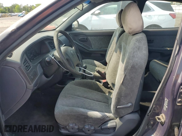 2002 Hyundai Elantra GLS with VIN KMHDN45D22U384067, listed as a Copart auction lot 59384065 with 131,236 mi miles and Salvage title. Bid and sale history available at DreamBid. Image 7.