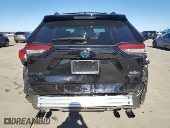 2023 Toyota RAV4 Hybrid XLE with VIN 2T3UWRFV4PW179172, listed as a Copart auction lot 43275055 with 39,753 mi miles and Salvage Title. Bid and sale history available at carsss.com. Image 6.