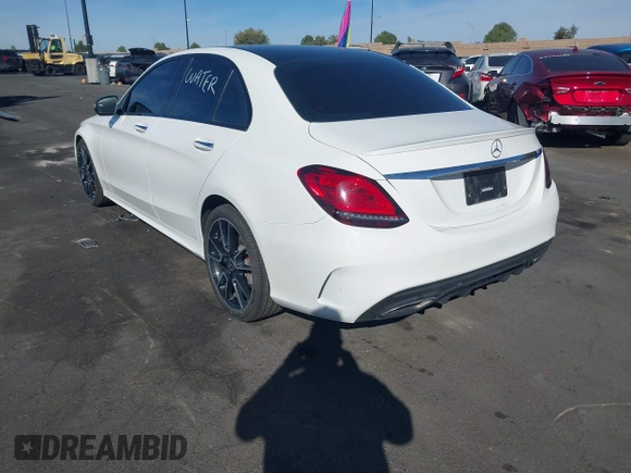 2019 Mercedes-Benz C 300 with VIN 55SWF8DB8KU294043, listed as a IAAI auction lot 41681040 with Not Provided miles and . Bid and sale history available at DreamBid. Image 3.