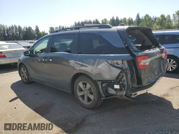 2020 Honda Odyssey EX with VIN 5FNRL6H58LB036140, listed as a Copart auction lot 54787905 with 37,408 mi miles and Salvage Title. Bid and sale history available at DreamBid. Image 2.