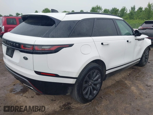 2018 Land Rover Range Rover Velar R-Dynamic SE with VIN SALYL2RV3JA762201, listed as a IAAI auction lot 42592429 with 58,696 mi miles and . Bid and sale history available at DreamBid. Image 4.