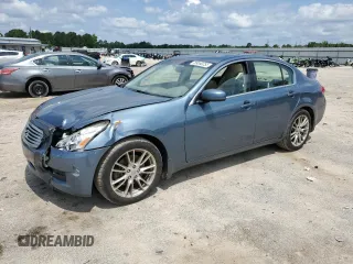 2008 Infiniti G35 Journey with VIN JNKBV61E78M203073, listed as a Copart auction lot 59550255 with 61,116 mi miles and Salvage title. Bid and sale history available at DreamBid. Image 1.