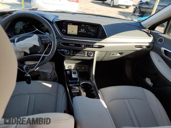 2021 Hyundai Sonata Hybrid Limited with VIN KMHL54JJ4MA036718, listed as a Copart auction lot 67736732 with 9,913 mi miles. Bid and sale history available at carsss.com. Image 8.