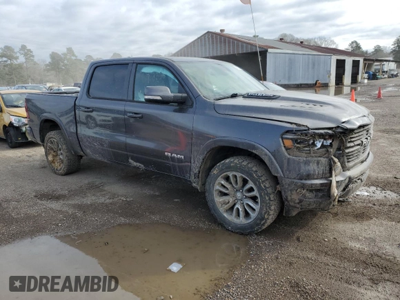 2020 Ram 1500 Laramie with VIN 1C6SRFJM3LN212084, listed as a Copart auction lot 45580665 with 113,962 mi miles and Salvage title. Bid and sale history available at DreamBid. Image 4.