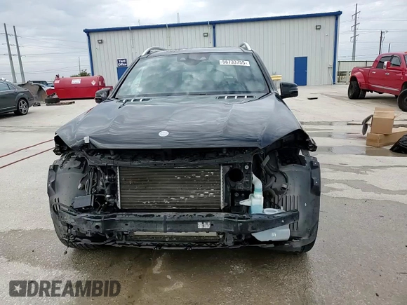 2017 Mercedes-Benz GLS 550 with VIN 4JGDF7DE9HA776627, listed as a Copart auction lot 56733755 with 89,242 mi miles and Salvage title. Bid and sale history available at DreamBid. Image 15.