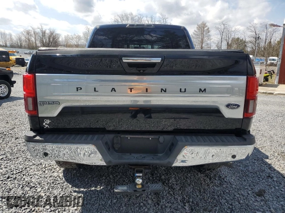 2018 Ford F-150 XL with VIN 1FTFW1E11JFD72882, listed as a Copart auction lot 54315135 with 0 mi miles and Salvage Title. Bid and sale history available at carsss.com. Image 6.