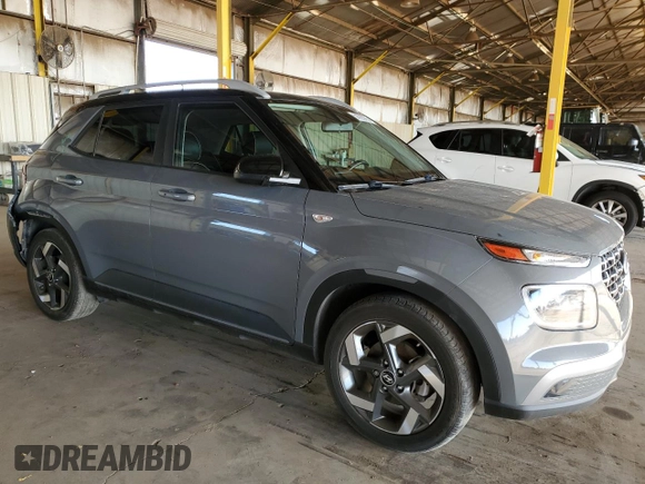 2022 Hyundai Venue SEL with VIN KMHRC8A36NU181204, listed as a Copart auction lot 58923985 with 40,300 mi miles and Salvage title. Bid and sale history available at DreamBid. Image 4.