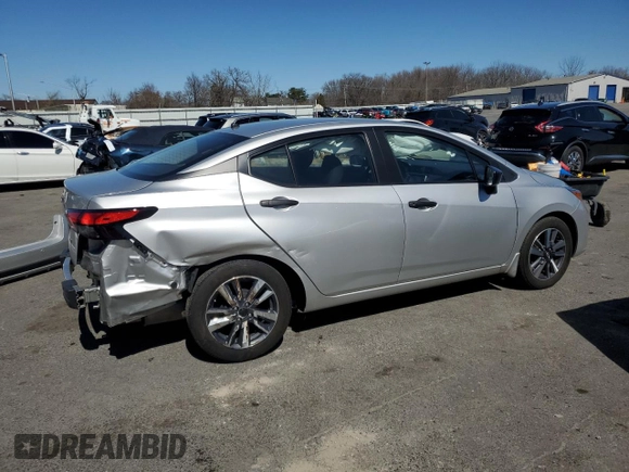 2024 Nissan Versa S with VIN 3N1CN8DV7RL875548, listed as a Copart auction lot 49424065 with 10,154 mi miles and Salvage Title. Bid and sale history available at DreamBid. Image 3.