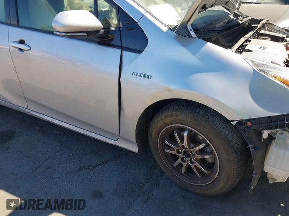 2017 Toyota Prius Two with VIN JTDKBRFU5H3047469, listed as a IAAI auction lot 41845172 with 233,688 mi miles. Bid and sale history available at carsss.com. Image 20.