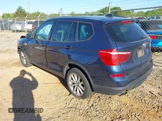 2017 BMW X3 xDrive28i with VIN 5UXWX9C55H0T09474, listed as a IAAI auction lot 42060029 with 118,123 mi miles and . Bid and sale history available at DreamBid. Image 3.