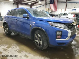 2021 Mitsubishi Outlander Sport ES with VIN JA4ARUAU7MU031841, listed as a Copart auction lot 49040505 with 47,830 mi miles and Salvage Title. Bid and sale history available at carsss.com. Image 4.