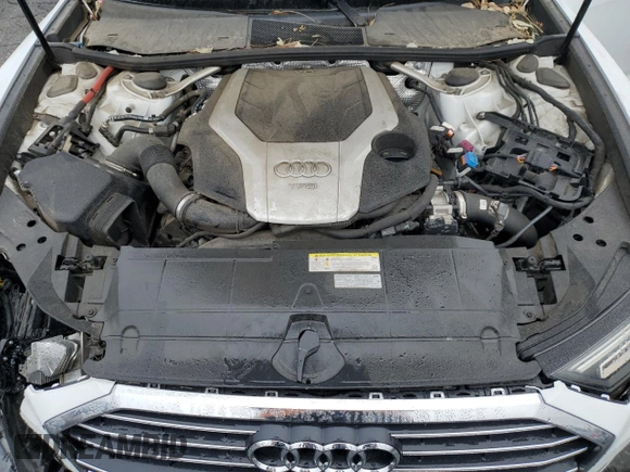 2019 Audi A6 Premium Plus with VIN WAUL2AF21KN065741, listed as a Copart auction lot 45146175 with 27,726 mi miles and Salvage Title. Bid and sale history available at carsss.com. Image 11.
