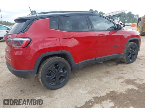 2020 Jeep Compass North z VIN 3C4NJDBB8LT133542, wystawiony jako IAAI lot #42156144 z przebiegiem 53 034 mil mil oraz . Historia ofert i sprzedaży dostępna na DreamBid. Obrazek 4.