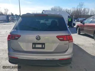 2024 Volkswagen Tiguan S with VIN 3VVFB7AX3RM045163, listed as a IAAI auction lot 41280613 with 7,705 mi miles. Bid and sale history available at carsss.com. Image 16.