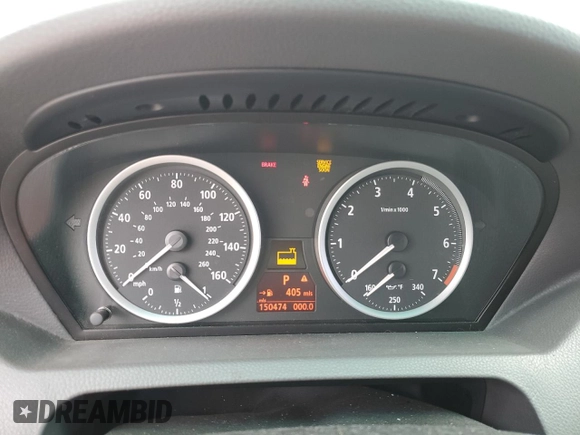 2005 BMW 6 Series 645Ci with VIN WBAEH73435B193355, listed as a Copart auction lot 76235744 with 150,474 mi miles and Salvage Title. Bid and sale history available at DreamBid. Image 9.