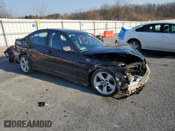 2005 BMW 3 Series 325i with VIN WBAEV33475KL64836, listed as a Copart auction lot 47637255 with 251,319 mi miles and Salvage Title. Bid and sale history available at carsss.com. Image 4.