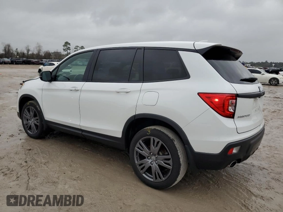 2021 Honda Passport EX-L z VIN 5FNYF8H55MB041554, wystawiony jako Copart lot #42879195 z przebiegiem 33 597 mil mil oraz Szkoda całkowita • Salvage title. Historia ofert i sprzedaży dostępna na DreamBid. Obrazek 2.