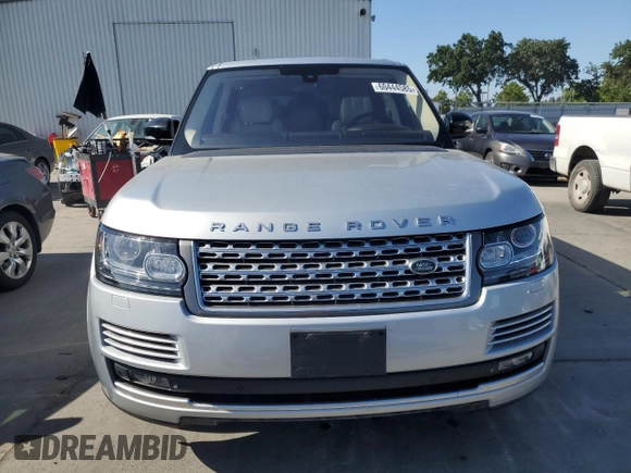 2015 Land Rover Range Rover Autobiography with VIN SALGV3TFXFA214698, listed as a Copart auction lot 60444585 with 101,326 mi miles and Salvage title. Bid and sale history available at DreamBid. Image 5.