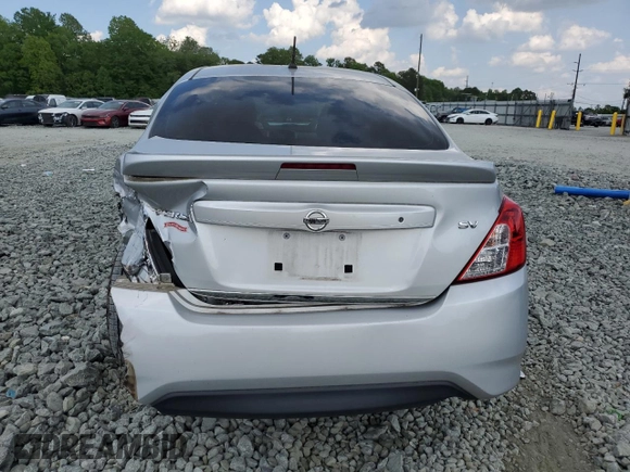 2017 Nissan Versa SV with VIN 3N1CN7AP8HK435276, listed as a Copart auction lot 55315955 with 84,854 mi miles and Salvage title. Bid and sale history available at DreamBid. Image 6.