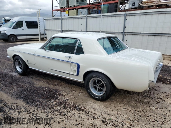 1967 Ford Mustang с VIN 7R01C191576, выставлен на аукционе Copart как лот 46864295 с пробегом 2 767 миль миль и Чистый • Clean title. История ставок и продаж доступна на DreamBid. Изображение 2.