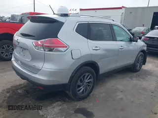 2016 Nissan Rogue SL with VIN 5N1AT2MV3GC762496, listed as a IAAI auction lot 41851987 with 90,623 mi miles and . Bid and sale history available at DreamBid. Image 4.