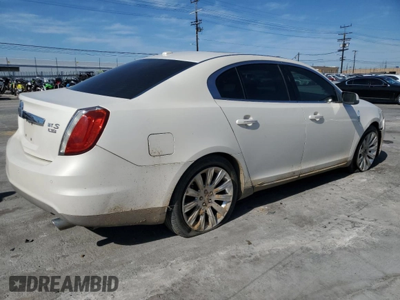 2009 Lincoln MKS with VIN 1LNHM94R79G620820, listed as a Copart auction lot 49594165 with 166,163 mi miles and Salvage Title. Bid and sale history available at DreamBid. Image 3.