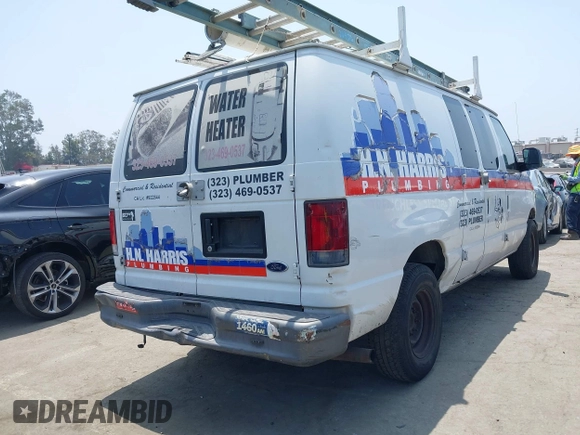 2005 Ford Econoline Cargo with VIN 1FTNE24L05HB29596, listed as a IAAI auction lot 42462025 with 170,322 mi miles and . Bid and sale history available at DreamBid. Image 4.