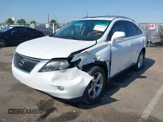 2012 Lexus RX 350 with VIN 2T2ZK1BA8CC068999, listed as a IAAI auction lot 42422104 with 92,060 mi miles and . Bid and sale history available at DreamBid. Image 2.