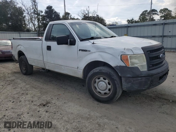 2013 Ford F-150 XL with VIN 1FTMF1CM4DKD91877, listed as a Copart auction lot 48806835 with 263,571 mi miles and Salvage Title. Bid and sale history available at carsss.com. Image 4.