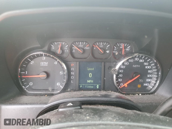 2017 Chevrolet Silverado 1500 Work Truck with VIN 1GCVKNEC1HZ400897, listed as a Copart auction lot 41799155 with 77,206 mi miles and Salvage Title. Bid and sale history available at carsss.com. Image 9.