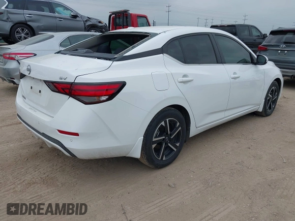 2024 Nissan Sentra SV with VIN 3N1AB8CV6RY279447, listed as a IAAI auction lot 42306959 with 21,720 mi miles and . Bid and sale history available at DreamBid. Image 4.