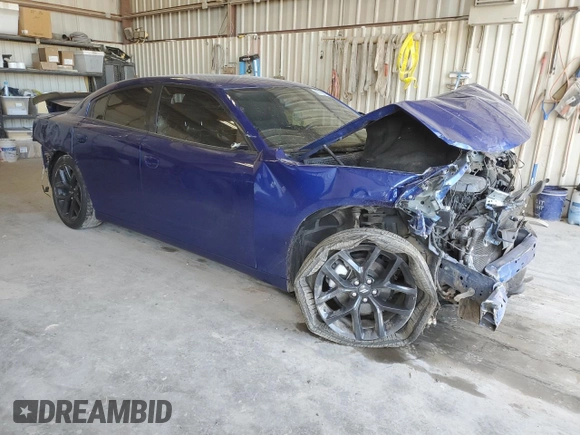 2022 Dodge Charger SXT with VIN 2C3CDXBG5NH224828, listed as a Copart auction lot 47129175 with 28,822 mi miles and Salvage Title. Bid and sale history available at DreamBid. Image 4.