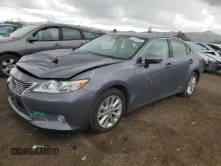 2014 Lexus ES 300h Hybrid with VIN JTHBW1GG0E2046762, listed as a Copart auction lot 50702525 with 107,276 mi miles and Salvage Title. Bid and sale history available at carsss.com. Image 1.