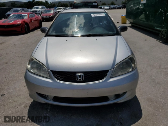 2005 Honda Civic VP with VIN 1HGEM22175L040434, listed as a Copart auction lot 61619605 with 159,962 mi miles and Salvage title. Bid and sale history available at DreamBid. Image 5.