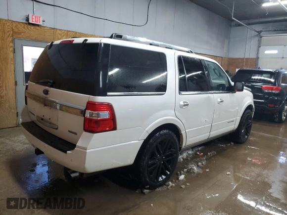 2017 Ford Expedition Platinum with VIN 1FMJU1MT9HEA42468, listed as a Copart auction lot 85666634 with 98,512 mi miles and Clean title. Bid and sale history available at DreamBid. Image 3.