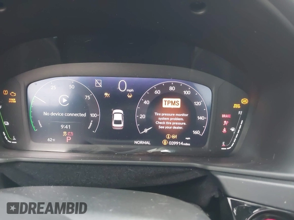 2024 Honda Accord Touring with VIN 1HGCY2F81RA014559, listed as a IAAI auction lot 42036422 with 39,914 mi miles and . Bid and sale history available at DreamBid. Image 7.