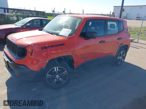 2017 Jeep Renegade Sport z VIN ZACCJBAH9HPG07336, wystawiony jako IAAI lot #42219901 z przebiegiem 118 696 mil mil oraz . Historia ofert i sprzedaży dostępna na DreamBid. Obrazek 17.