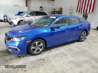 2020 Honda Civic LX with VIN 19XFC2F62LE024577, listed as a Copart auction lot 50799335 with 27,215 mi miles and Salvage Title. Bid and sale history available at DreamBid. Image 1.