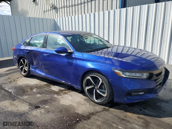 2020 Honda Accord Sedan Sport with VIN 1HGCV1F36LA127194, listed as a Copart auction lot 52028715 with 66,998 mi miles and Clean Title. Bid and sale history available at carsss.com. Image 4.