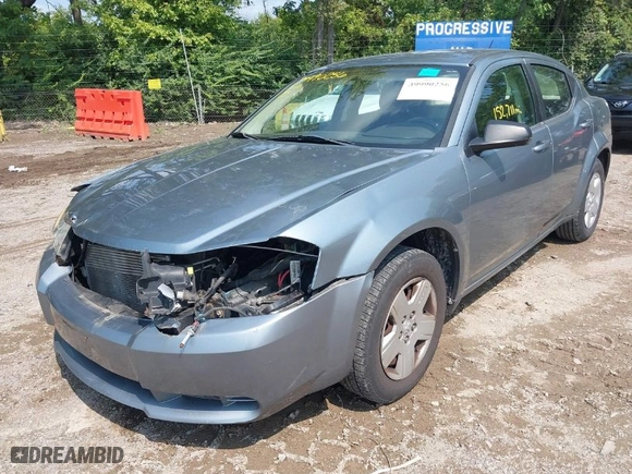 2010 Dodge Avenger SXT with VIN 1B3CC4FD4AN170390, listed as a IAAI auction lot 39990256 with 152,711 mi miles. Bid and sale history available at carsss.com. Image 6.