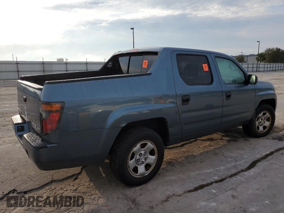 2008 Honda Ridgeline RT with VIN 2HJYK16278H502969, listed as a Copart auction lot 77666644 with 0 mi miles and Salvage Title. Bid and sale history available at carsss.com. Image 3.